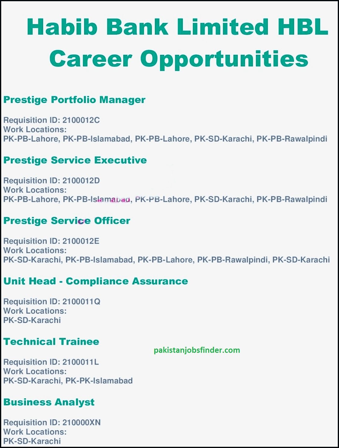 habib bank jobs 2024