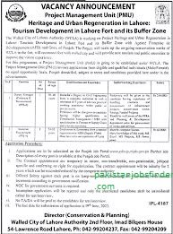 walled city lohore jobs 2024