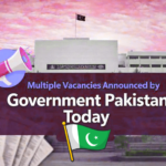 Multiple Vacancies Announced by Government of Pakistan Today