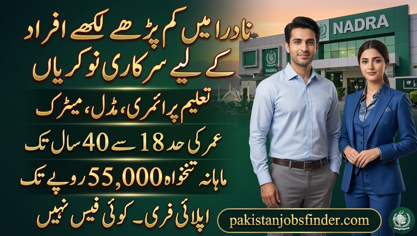 NADRA Jobs 2026 – Walk-in Interview Advertisement