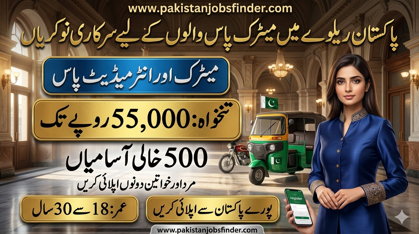 Pakistan Railways Jobs April 2026 – Apprenticeship Vacancies Lahore